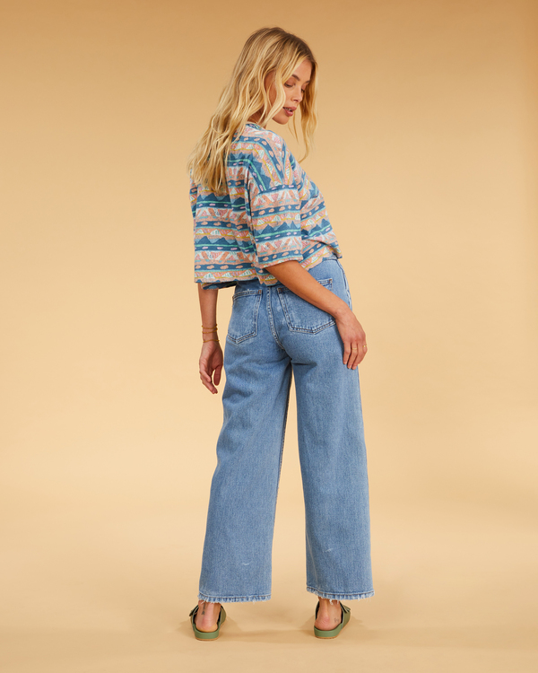 1 Salty Blonde Chill Out - Jean ample pour Femme Jaune F3PN06BIF2 Billabong