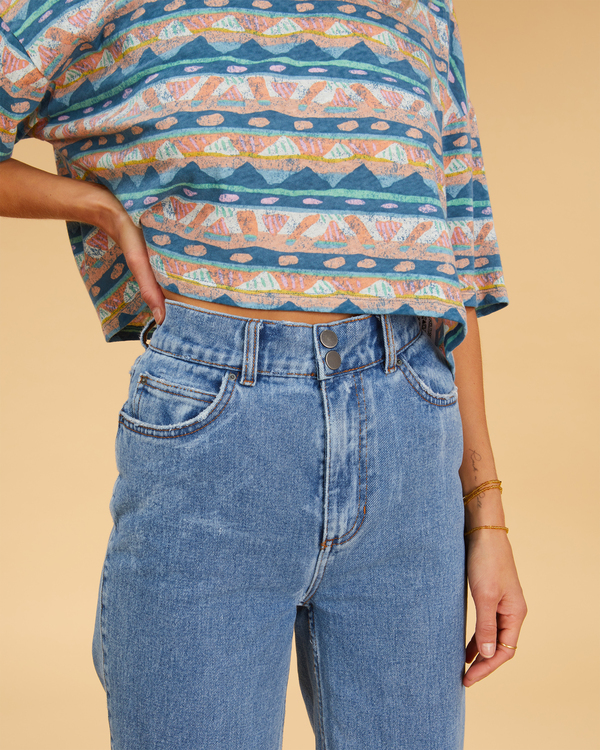 3 Salty Blonde Chill Out - Jean ample pour Femme Jaune F3PN06BIF2 Billabong