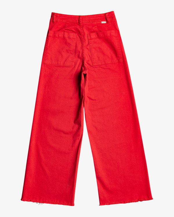 7 Free Fall - Pantalón de pata ancha para Mujer Rojo F3PT03BIF2 Billabong