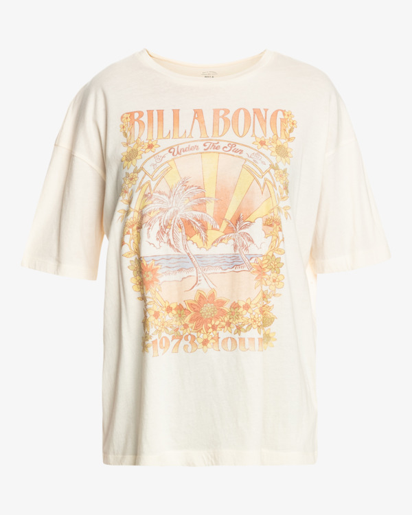 8 Under The Sun - T-shirt para Mulher Branco F3SS39BIF2 Billabong