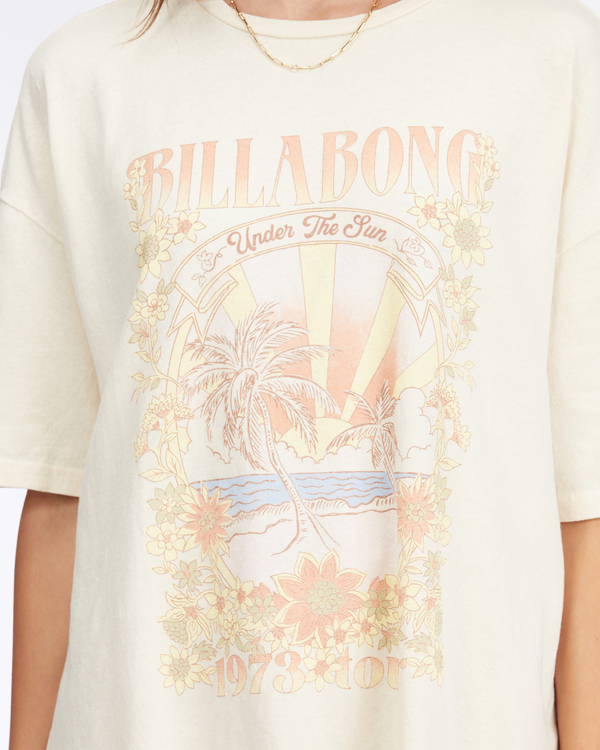 7 Under The Sun - T-shirt para Mulher Branco F3SS39BIF2 Billabong