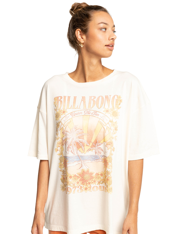 3 Under The Sun - T-shirt para Mulher Branco F3SS39BIF2 Billabong