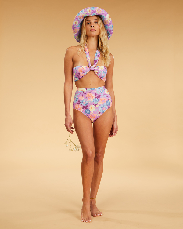 2 Halleys Garden Wrap Halter - Bikini Top voor Dames Brown F3ST10BIF2 Billabong