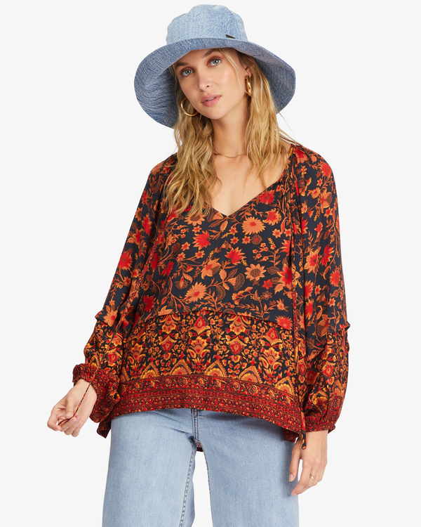 0 Peace And Love - Blouse manches longues pour Femme Noir F3TP08BIF2 Billabong