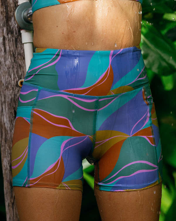 0 Summit 5" - Wielrennersbroek voor Dames  F3WK02BIF2 Billabong