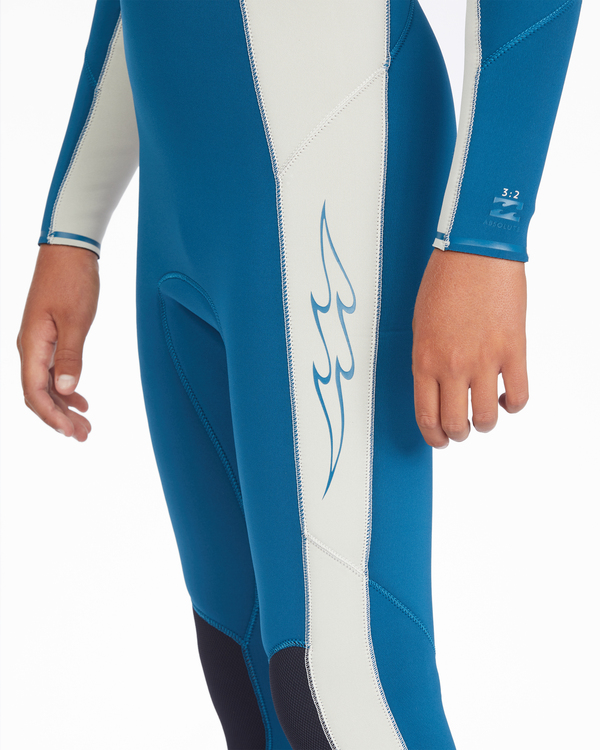 5 3/2mm Absolute - Chest-Zip-Neoprenanzug für Jungen Grün F43B33BIF2 Billabong