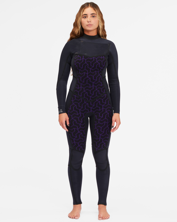 6 3/2mm Synergy - Traje de Surf con Cremallera en el Pecho para Mujer Negro F43F33BIF2 Billabong