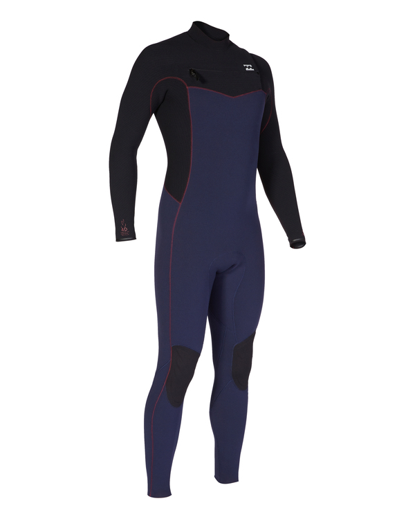 8 4/3mm Revolution - Combinaison de surf zip poitrine pour Homme Bleu F44M15BIF2 Billabong