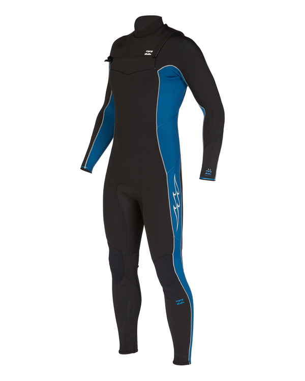 7 5/4mm Absolute 2022 - Chest-Zip-Neoprenanzug f&uuml;r M&auml;nner Gr&uuml;n F45M25BIF2 Billabong