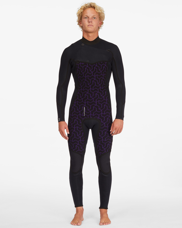 9 5/4mm Absolute 2022 - Chest-Zip-Neoprenanzug f&uuml;r M&auml;nner Gr&uuml;n F45M25BIF2 Billabong