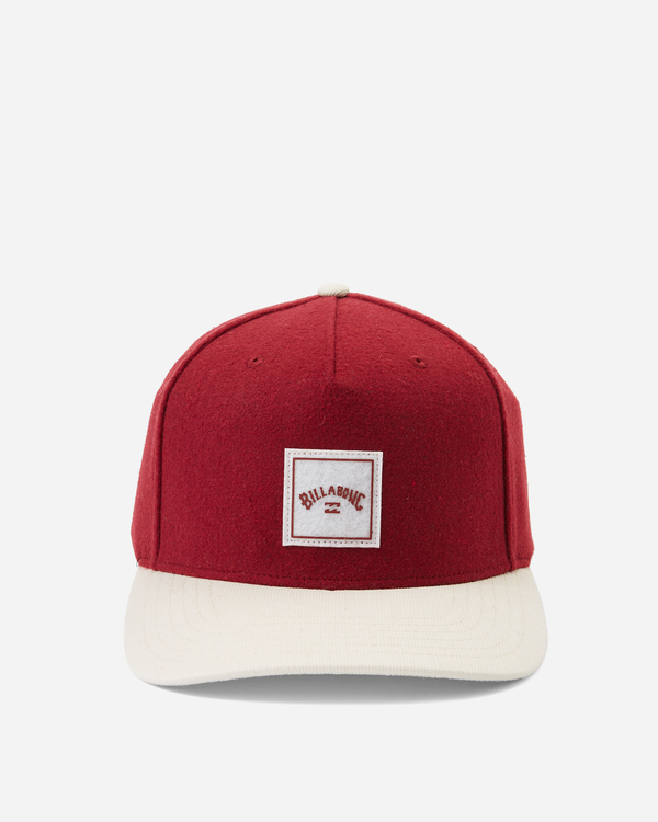 0 Stacked Up - Snapback Cap voor Heren Red F5CM02BIF2 Billabong