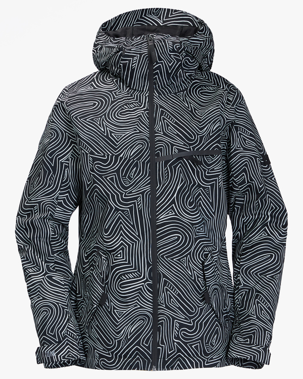 10 A/DIV Eclipse - Technical Snow Jacket for Women Black F6JF18BIF2 Billabong