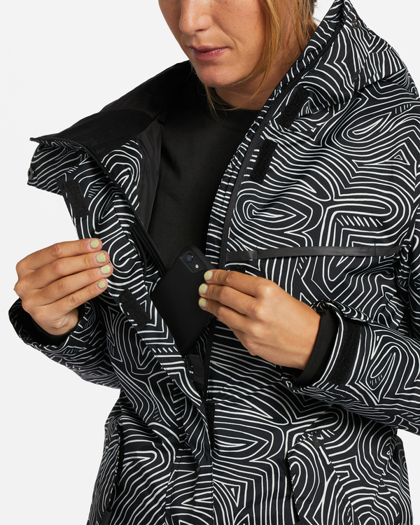 9 A/DIV Eclipse - Technical Snow Jacket for Women Black F6JF18BIF2 Billabong