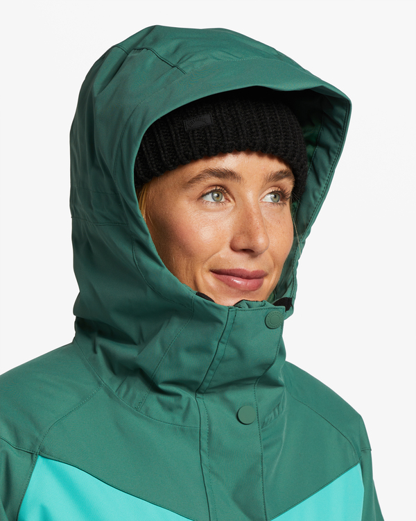4 A/DIV Good Life - Funktionelle Schneejacke für Frauen Grün F6JF20BIF2 Billabong