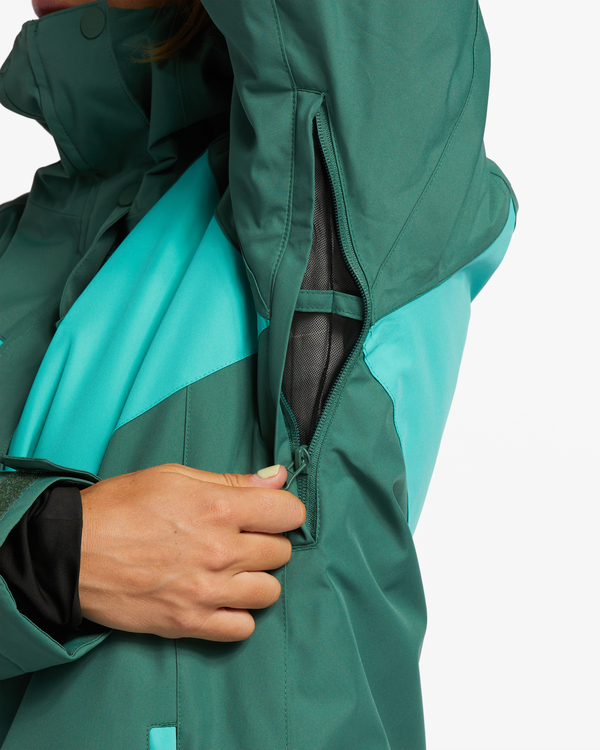 6 A/DIV Good Life - Funktionelle Schneejacke für Frauen Grün F6JF20BIF2 Billabong