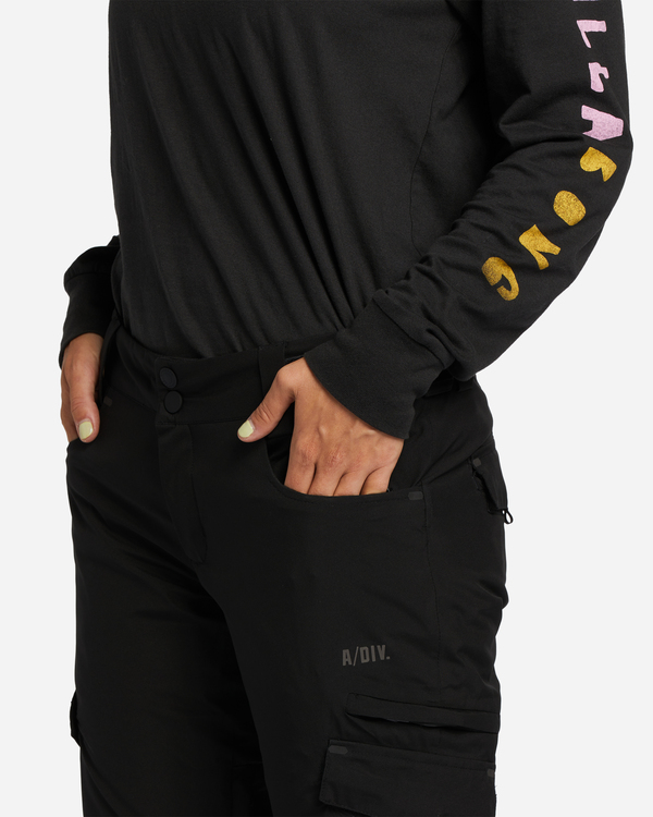 4 A/DIV Nela - Technical Snow Pants for Women Black F6PF07BIF2 Billabong