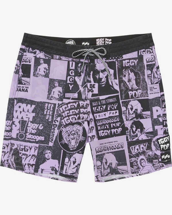 2 Sundays Poster Lo Tides 18 Boardshort  H1BS39BIMU Billabong