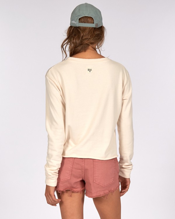2 Crop Crew Sweatshirt White H3CR03BIP8 Billabong