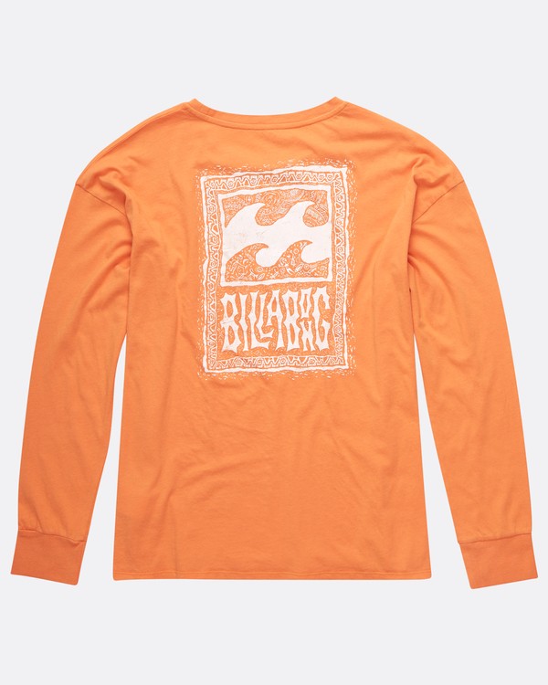 4 Boyfriend Long Sleeve T-Shirt Naranja H3LS02BIMU Billabong