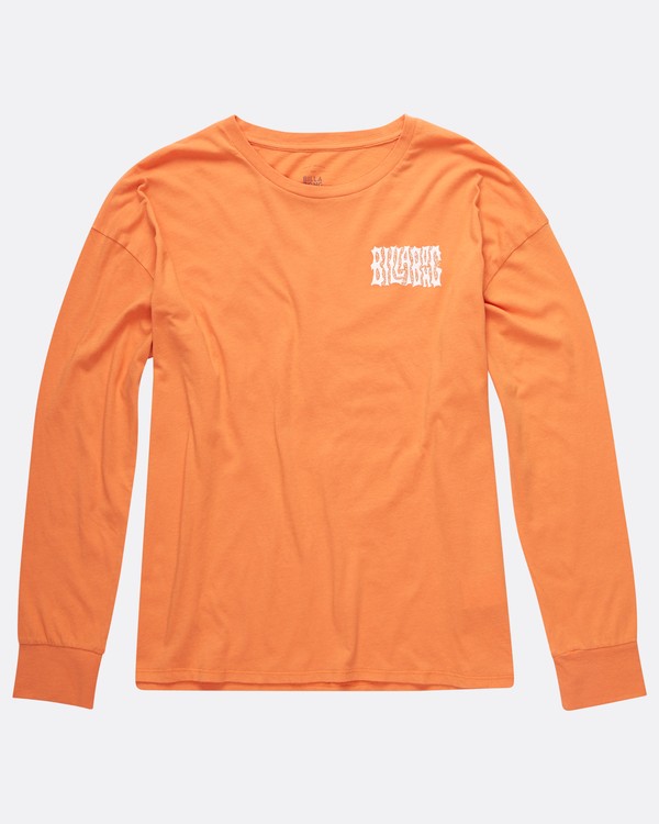 5 Boyfriend Long Sleeve T-Shirt Naranja H3LS02BIMU Billabong