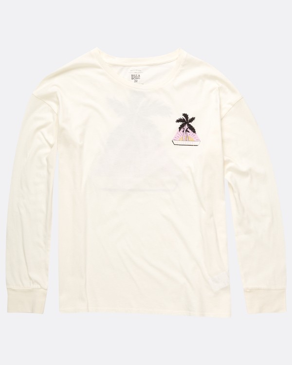 7 Boyfriend Long Sleeve T-Shirt Blanco H3LS02BIMU Billabong