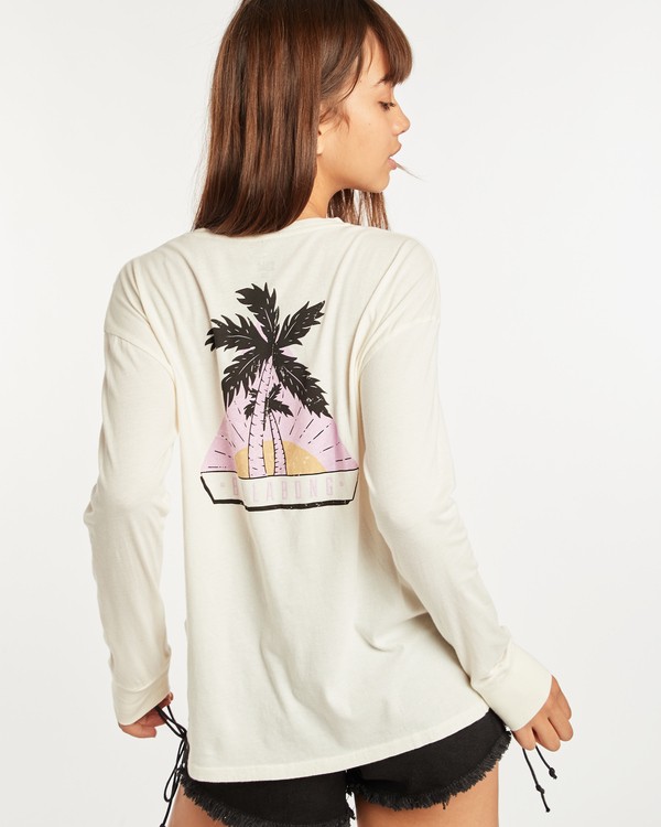 5 Boyfriend Long Sleeve T-Shirt Blanco H3LS02BIMU Billabong