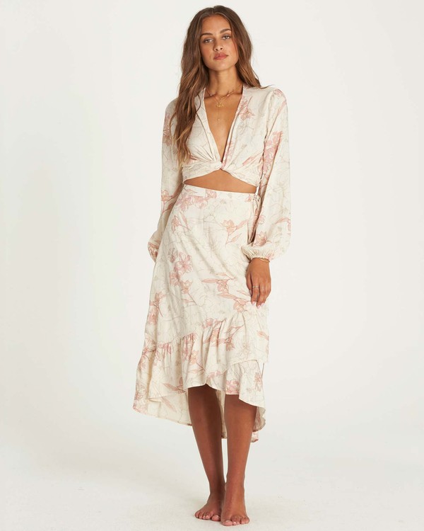 2 Dancing Til Dawn Wrap Skirt  H3SK01BIP8 Billabong