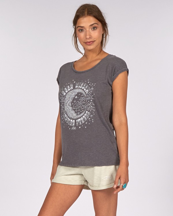 1 All Night T-Shirt Negro H3SS07BIP8 Billabong