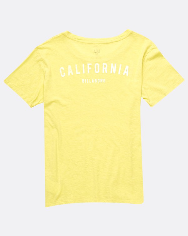 4 California Backprint Tee Gris H3SS13BIMU Billabong