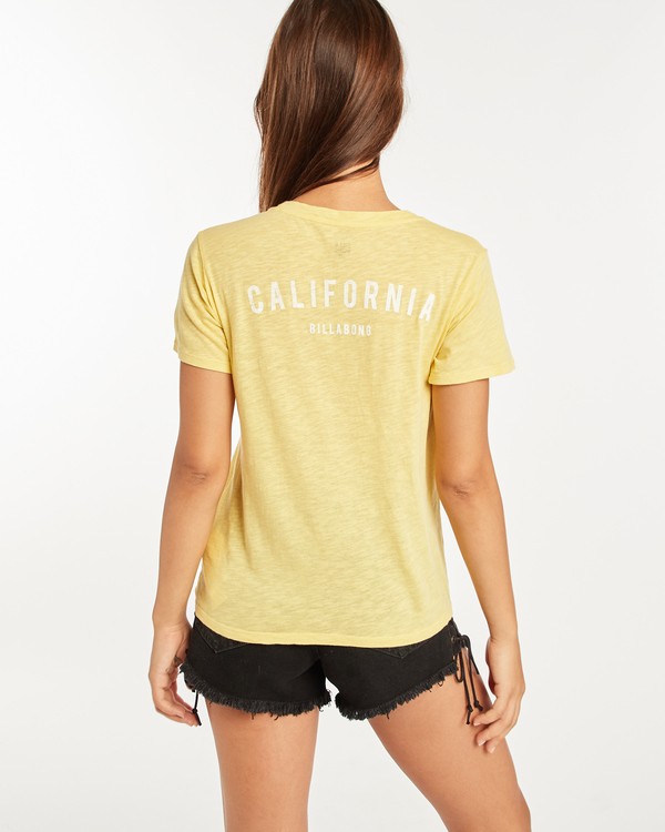 3 California Backprint Tee Gris H3SS13BIMU Billabong