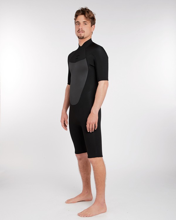 1 2/2 Absolute Comp Flatlock Back Zip Springsuit Black H42M09BIP8 Billabong