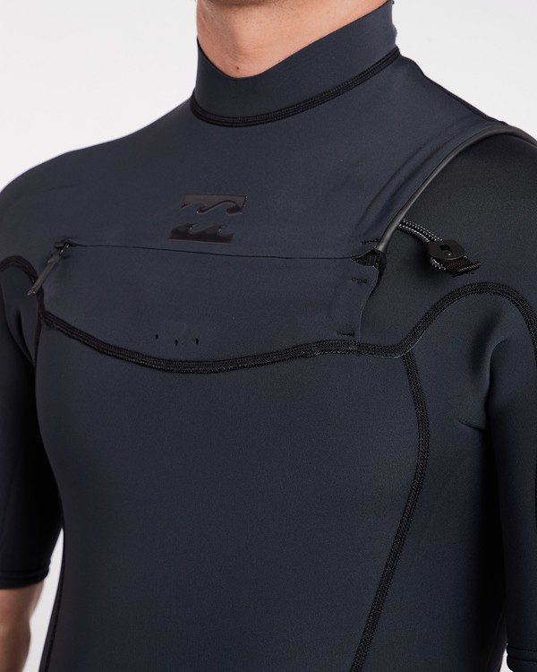 1 2/2 Absolute Comp Flatlock Chest Zip Springsuit Brown H42M11BIP8 Billabong