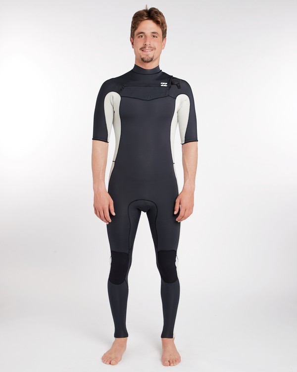 0 2/2 Revolution Dbah Gbs Chest Zip Spring Wetsuit Blanc H42M17BIP8 Billabong