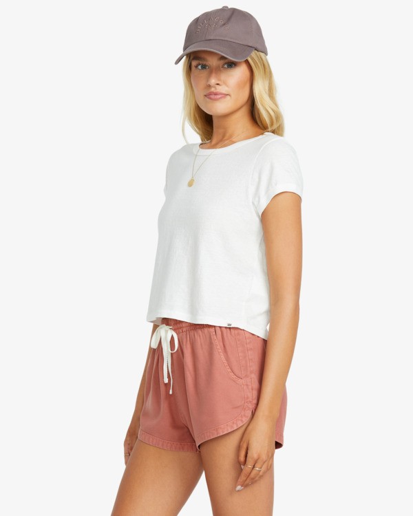 3 Road Trippin - Bermuda elasticizzati da Donna Green J202EROA Billabong