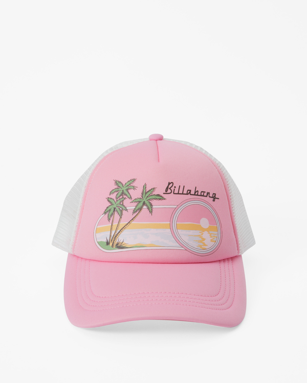 1 Across Waves - Trucker Cap voor Dames Pink JAHWQBAC Billabong