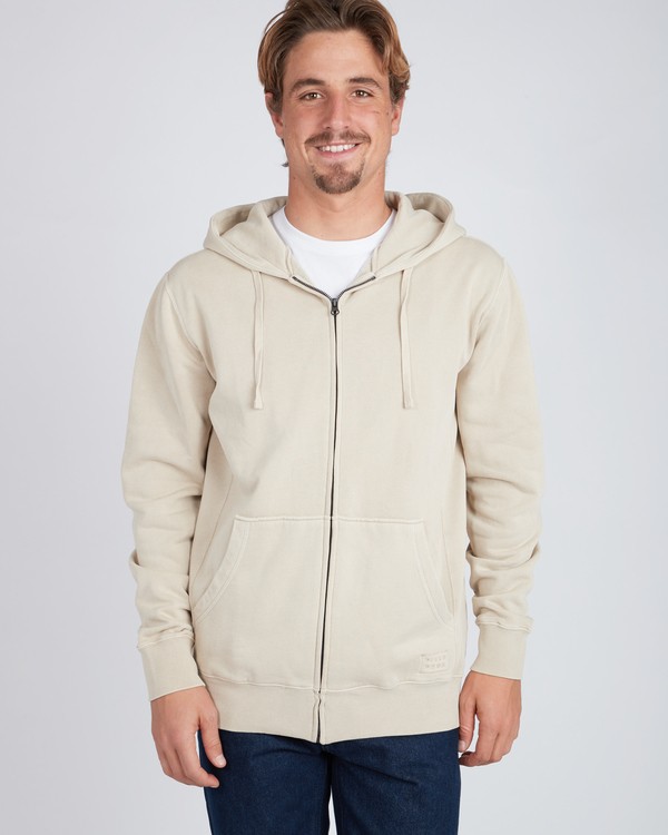 0 Wave Washed Zip Hoodie Beige L1FL18BIF8 Billabong