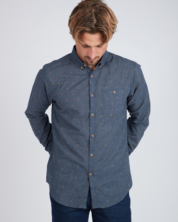 0 All Day Jaquard Long Sleeve Shirt  L1SH10BIF8 Billabong