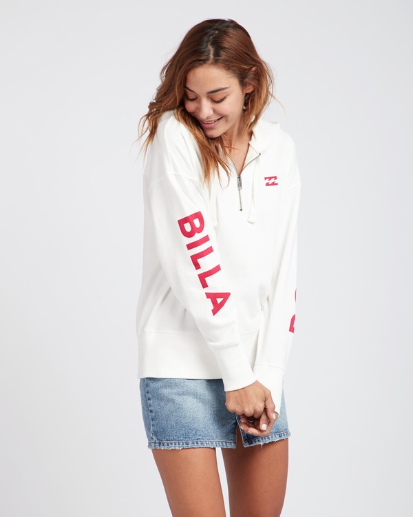 2 Nothing But Waves Half Zip Hoodie  L3HO06BIF8 Billabong