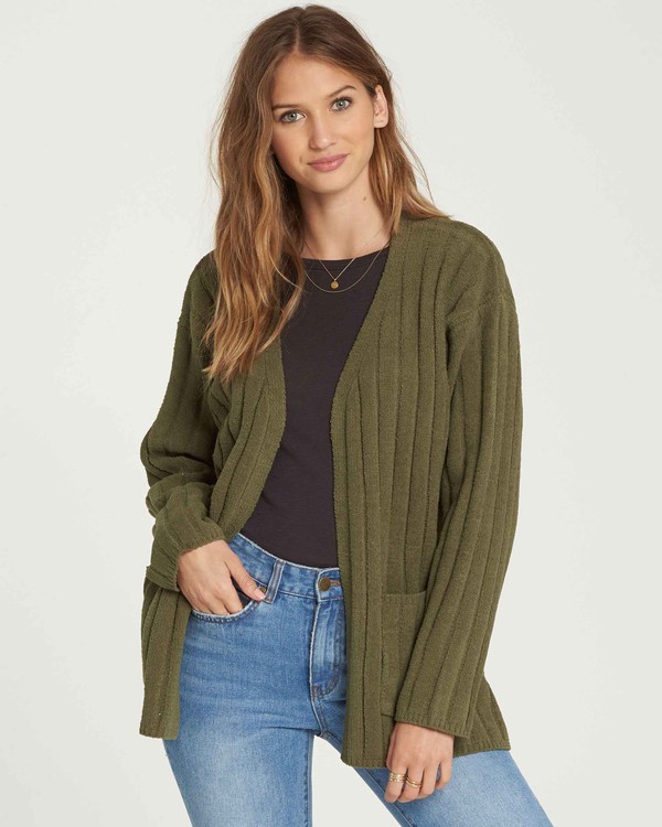 Just Relax Cozy Oversized Chenille Cardigan Billabong