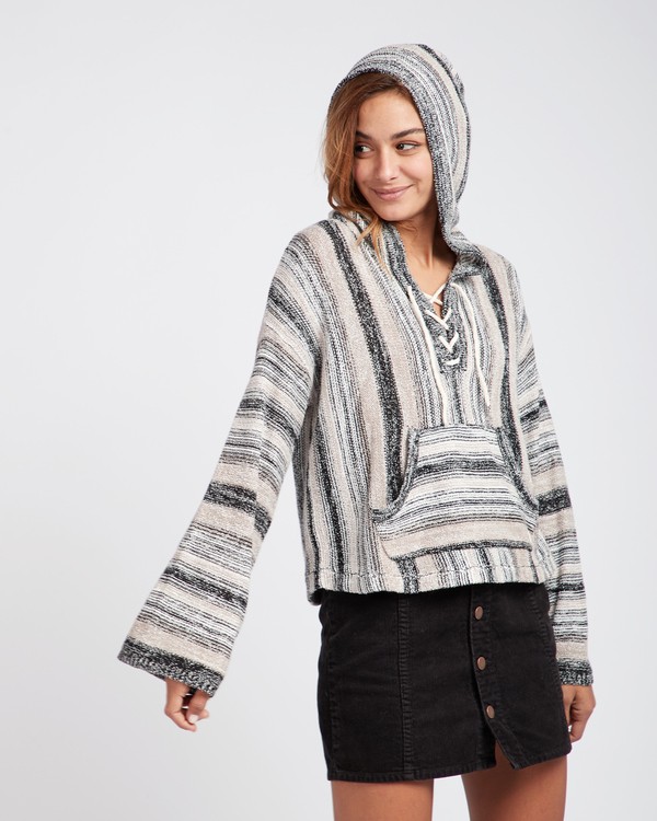 3 Baja Beach 2 Striped Hooded Sweater  L3JP10BIF8 Billabong