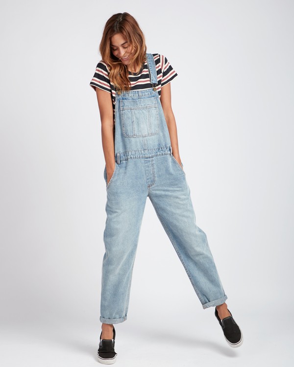 1 All Over High Waisted Vintage Overall Denim  L3PN01BIF8 Billabong