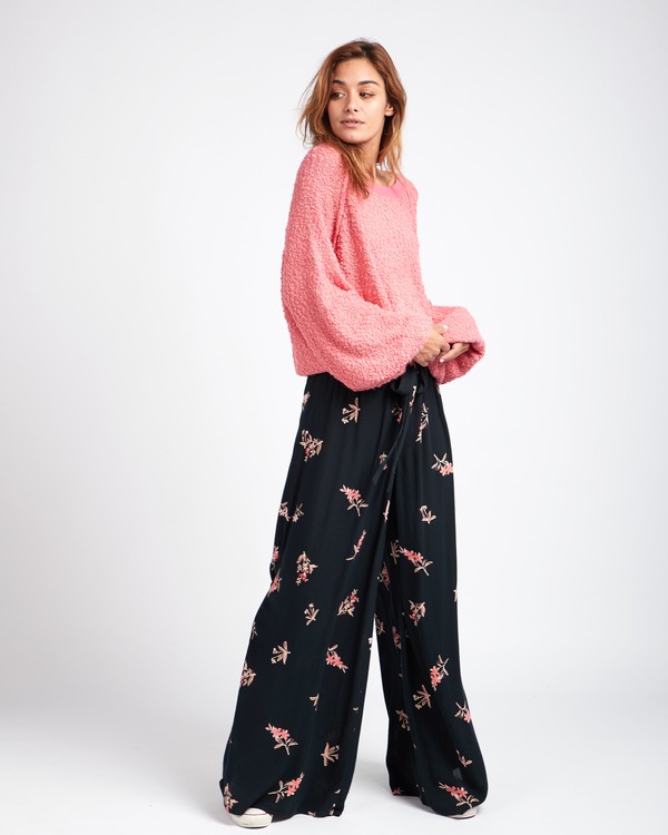 3 Happy Dance High Rise Printed Pant Black L3PT03BIF8 Billabong