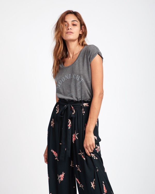 1 All Night Rolled Crumpled Sleeves T-Shirt  L3SS02BIF8 Billabong