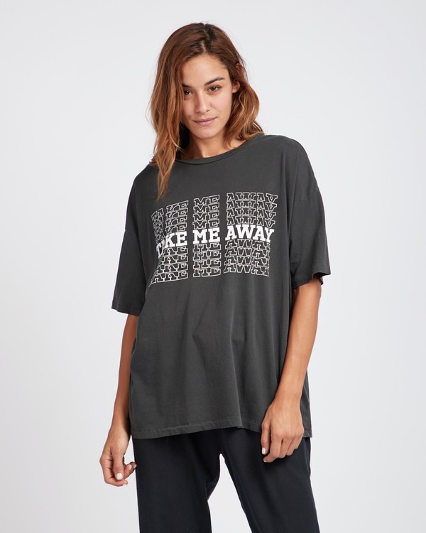 0 Take Me Away Boyfriend T-Shirt  L3SS13BIF8 Billabong