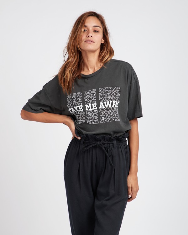 2 Take Me Away Boyfriend T-Shirt  L3SS13BIF8 Billabong