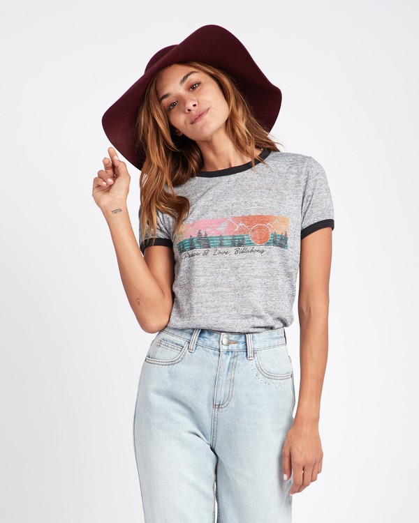 1 Roller Rink Ringer T-Shirt  L3SS18BIF8 Billabong