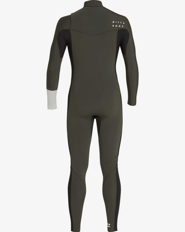 2 4/3 Furnace Revolution Chest Zip Wetsuit Brown L44M06BIF8 Billabong