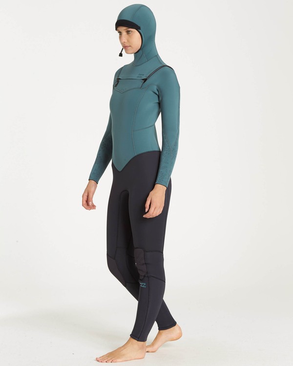 0 5/4 Furnace Synergy Chest Zip Hooded Gbs Wetsuit  L45G30BIF8 Billabong