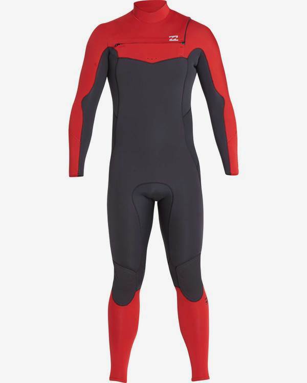 0 5/4 Furnace Absolute Chest Zip Gbs Fullsuit Wetsuit Red L45M09BIF8 Billabong