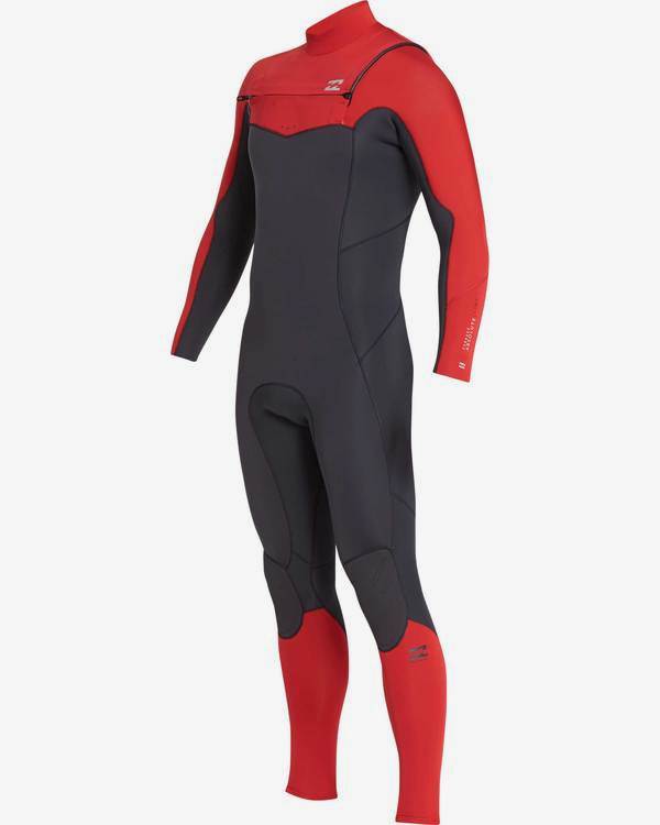 1 5/4 Furnace Absolute Chest Zip Gbs Fullsuit Wetsuit Red L45M09BIF8 Billabong